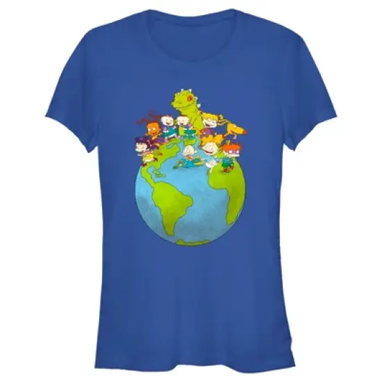 Junior's Rugrats Earth Babies T-Shirt image {3}