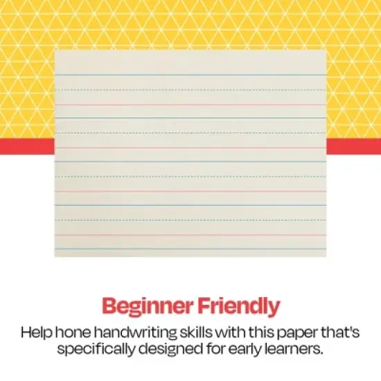 School Smart Zaner-Bloser Handwriting Paper, 10-1/2 x 8 Inches, Grade K, 500 Sheets image {3}