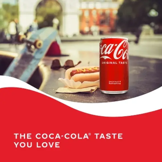 Coca-Cola Soda - 10pk/7.5 fl oz Mini-Cans image {2}