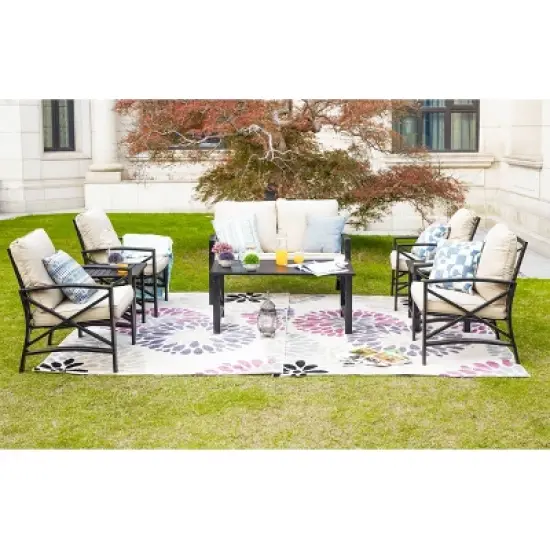 8pc Loveseat Patio Seating Set - Patio Festival
 image {9}