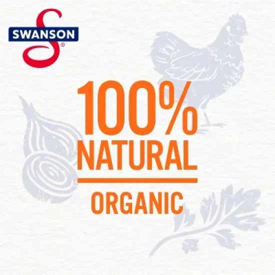 Swanson 100% Natural Gluten Free Organic Free-Range Chicken Broth - 32 oz image {1}
