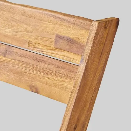 Eaglewood Acacia Wood Bench - Teak - Christopher Knight Home image {3}