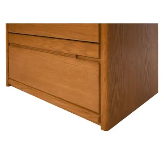 2 Drawer File Brown - Martin Furniture image {4}