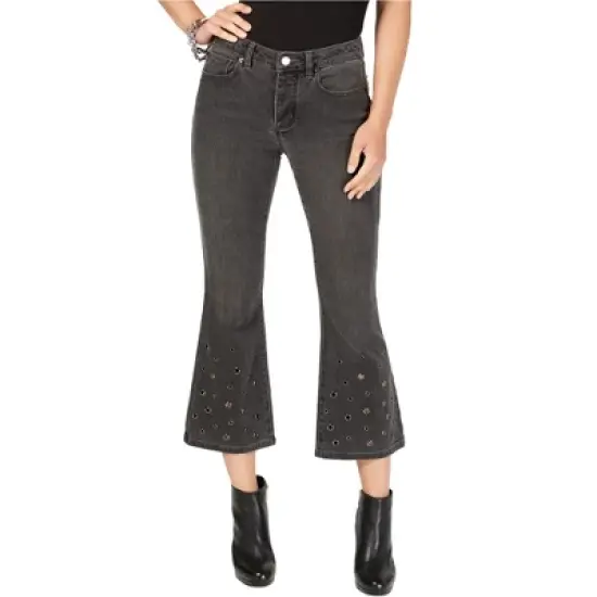 Michael Kors Womens Grommet Cropped Jeans image {2}