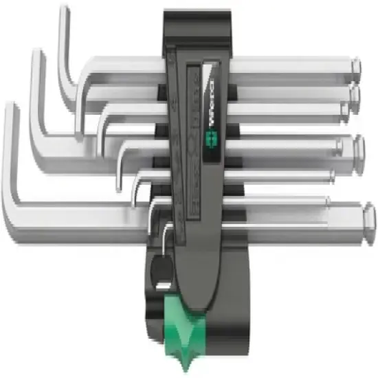 Wera 950/9 Hex-Plus L-Key Set - Metric Chrome-plated image {1}