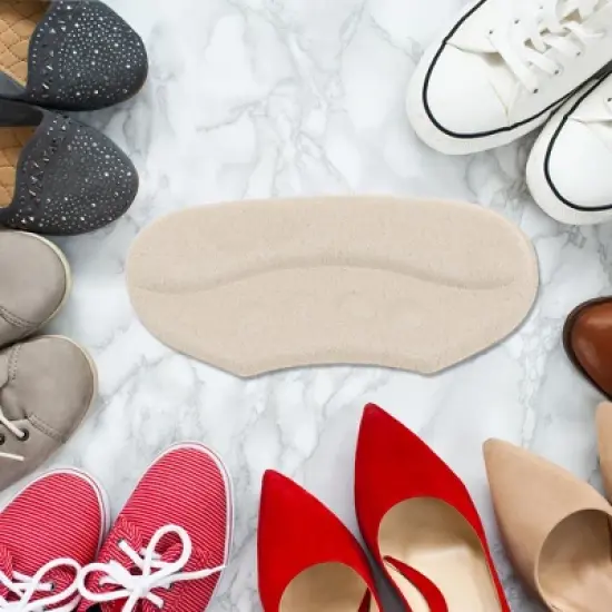 Unique Bargains Thick Shoes Heel Pads One Size 2 Pair image {5}