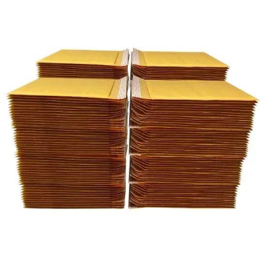 UOFFICE Pack of 200 Kraft Bubble Mailers 8.5" x 12" - #2 Self-Seal Padded Envelopes image {3}