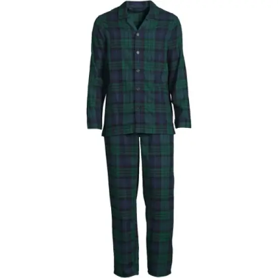 Lands' End Men's Flannel Pajama Set image {3}
