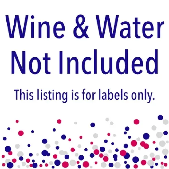 Big Dot of Happiness Final Fiesta - Mini Wine, Wine, & Water Bottle Labels - Last Fiesta Bachelorette Party Decorations - Beverage Bar Kit - 34 Pieces image {6}
