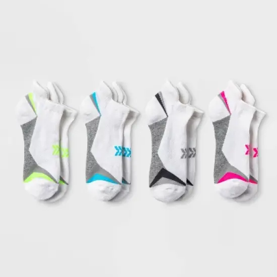 Women's Active Sole Cushioned 4pk No Show with Heel Tab Athletic Socks - All in Motion&trade; 4-10 image {4}