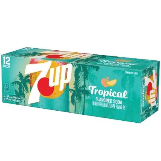 7UP Tropical Soda - 12pk/12 fl oz Cans image {6}