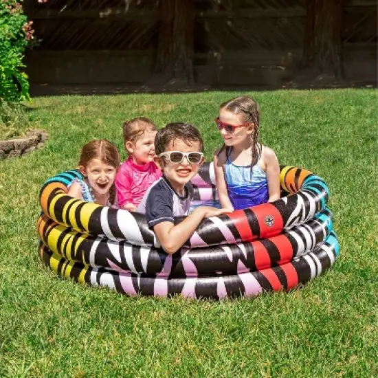 Poolmaster Zebra Inflatable Swimming Pool image {5}