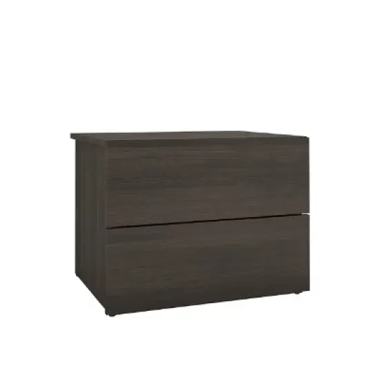 3pc Full Cadence Bedroom Set White/Black - Nexera image {3}