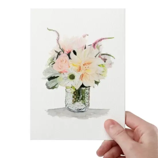 New York Central Folded Watercolor Cards with Envelopes - 5" x 7" - 140lb Cold Pressed, Bright White 100% Cotton - Archival Acid-Free Watercolor Paper image {2}