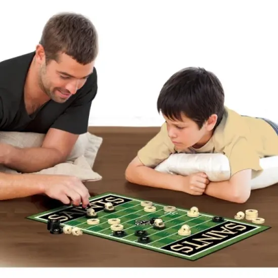 MasterPieces Officially licensed NFL New Orleans Saints Checkers Board Game for Families and Kids ages 6 and Up image {4}