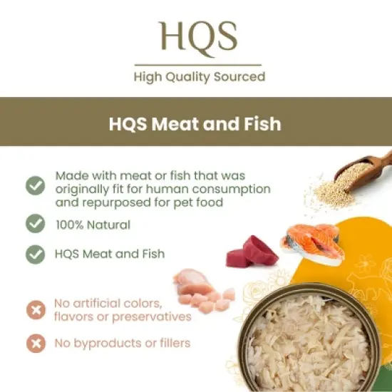 Almo Nature: HQS Complete Cat 12 Pack: Tuna Recipe w/ Pumpkin - 9.87oz Cans image {3}
