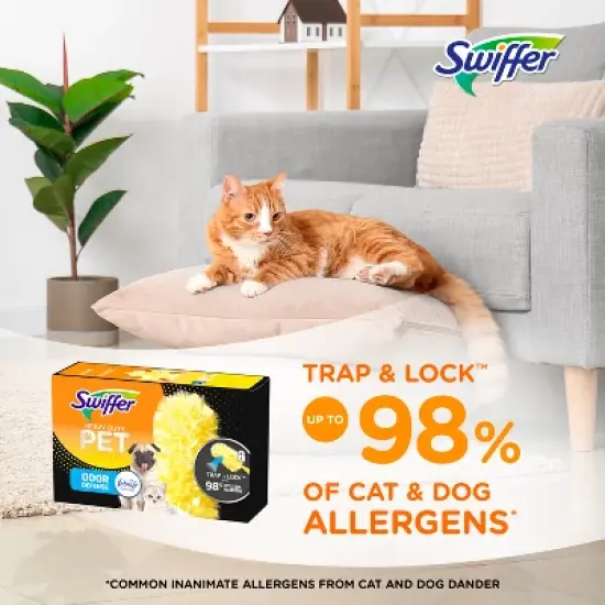 Swiffer Dusters, Pet Heavy Duty Refills with Febreze Odor Defense - Unscented - 11ct image {3}