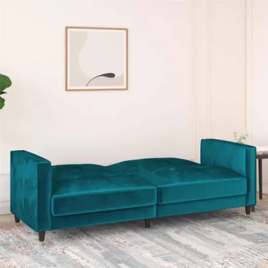 Eliza Pin Tufted Futon - Room & Joy image {3}