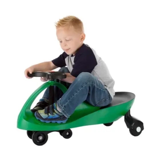 Toy Time Zig Zag Twist and Wiggle Car Ride-On Toy - Green image {3}