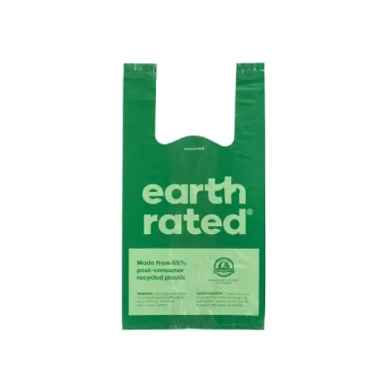 Earth Rated Unscented Handle Dog Waste Disposal Bags - 120ct image {1}