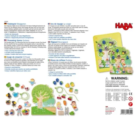 HABA Threading Game Orchard image {6}
