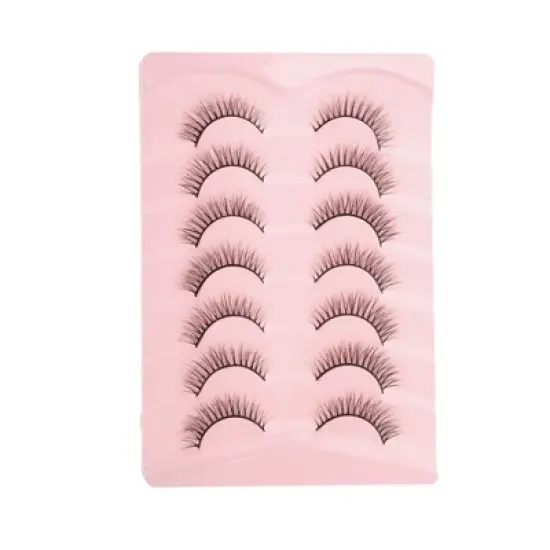 Unique Bargains 5D False Eyelashes Black 7 Pairs image {14}