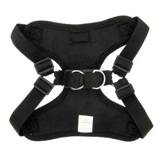 Doggie Design Wrap and Snap Choke Free Dog Harness - Black image {2}