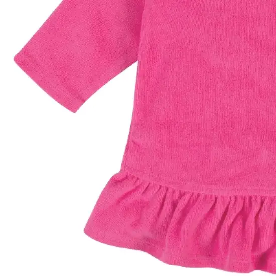 Gerber Baby and Toddler Girls' Swim Zipper Hoodie Terry Coverup image {3}