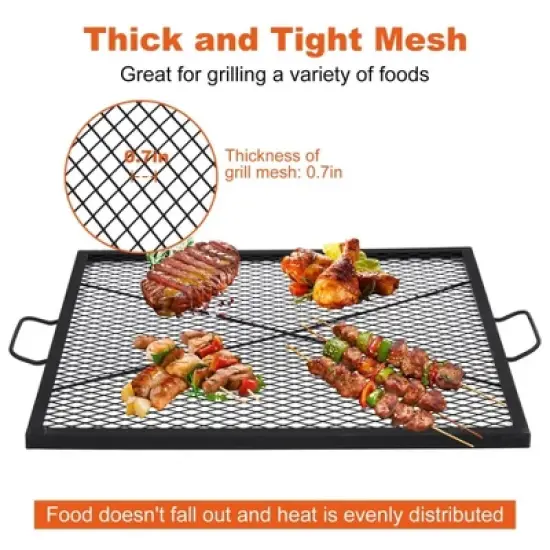 Acekool Campfire Grill Grate with Handle image {1}