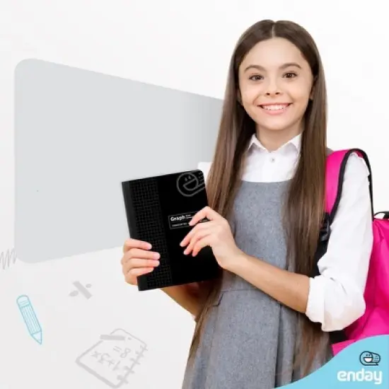 Enday Quad-Ruled Composition Notebook - 100 Sheets image {1}