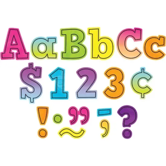 Teacher Created Resources&reg; Brights 4Ever Bold Block 4" Letters Combo Pack, Pack of 230 image {1}