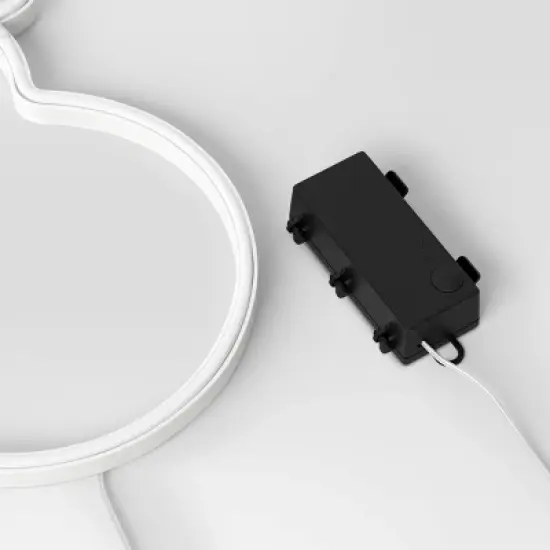 LED Battery Operated Christmas Neon Snowman Hangable Sign White/Blue/Orange - Wondershop&trade; image {3}