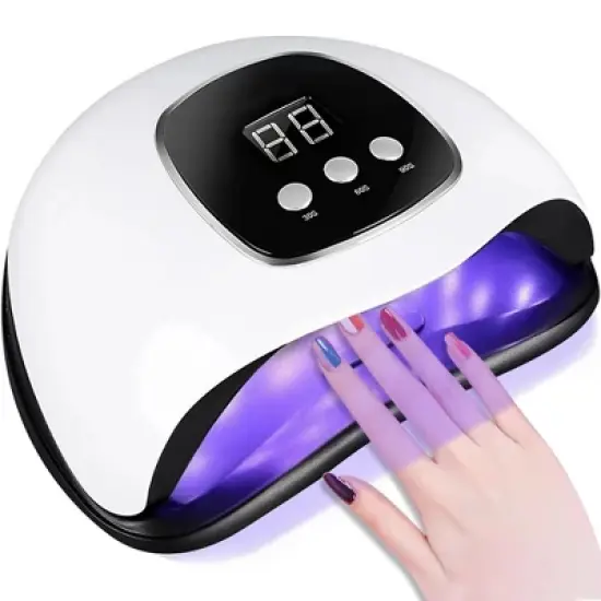 Swtroom Nail Lamp White UV Light for Nails, Timer Setting Fast Nail Dryer image {6}