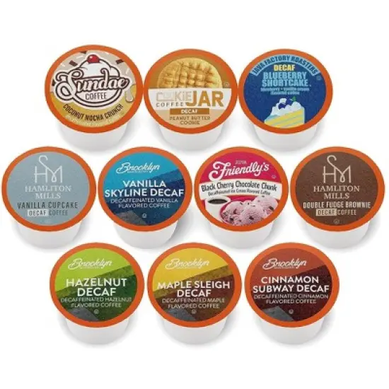 Two Rivers Coffee DECAF Flavored Coffee Pods for Keurig Brewers, Variety , 40 Ct image {2}