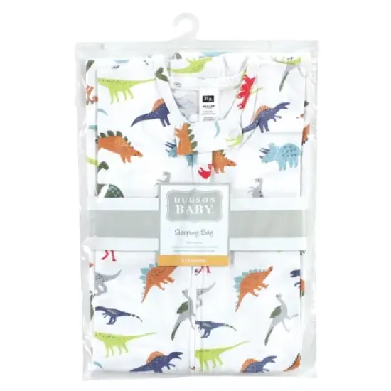 Hudson Baby Infant Boy Cotton Sleeveless Wearable Sleeping Bag, Sack, Blanket, Multicolor Dinosaurs image {1}