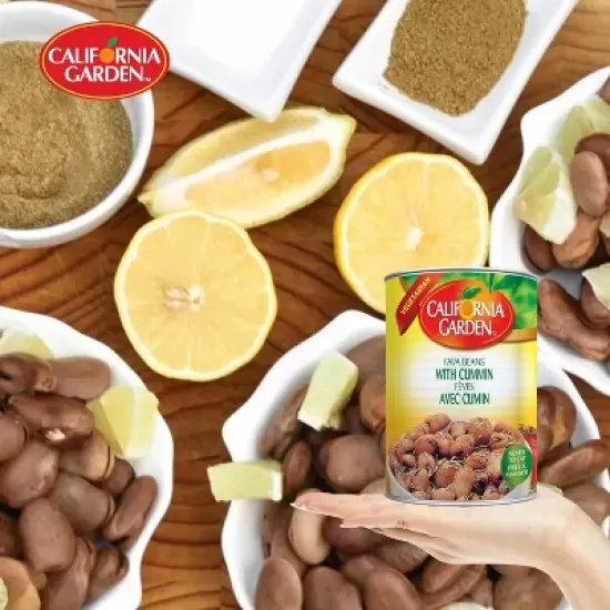 California Garden - Fava Beans with Cumin, (4 Pack) 450g image {2}