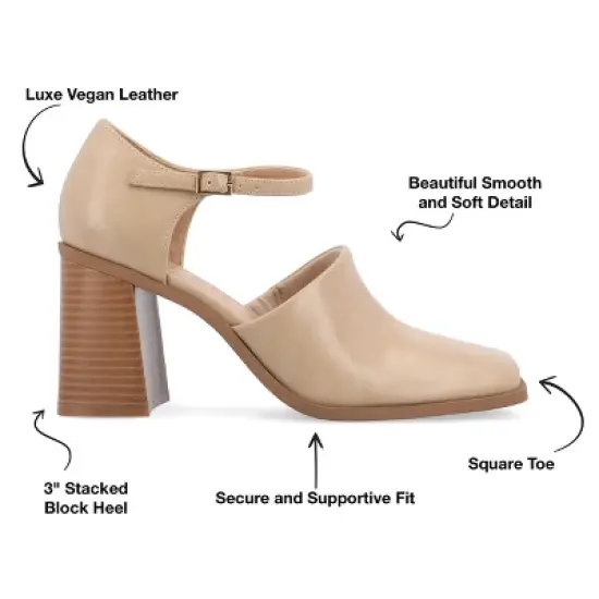 Journee Collection Medium and Wide Width Women's Tru Comfort Foam&trade; Bobby Pumps image {7}