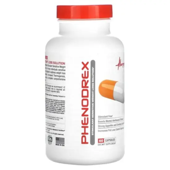 Metabolic Nutrition Phenodrex - Stimulant Sensitive Weight Loss Solution - 60 Capsules image {3}