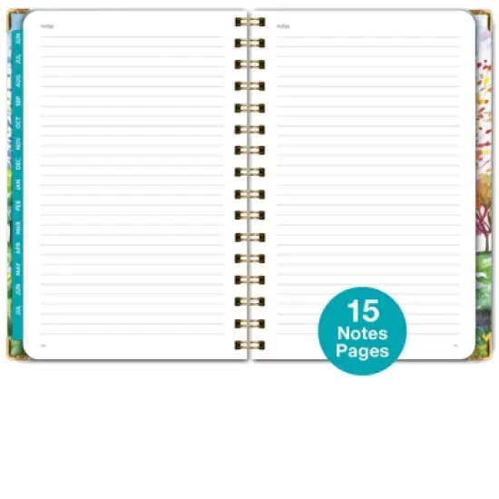 Global Printed Products Hardcover AY 2025-2026 Fashion Planner - 5.5"x8" (Tree Seasons) image {15}