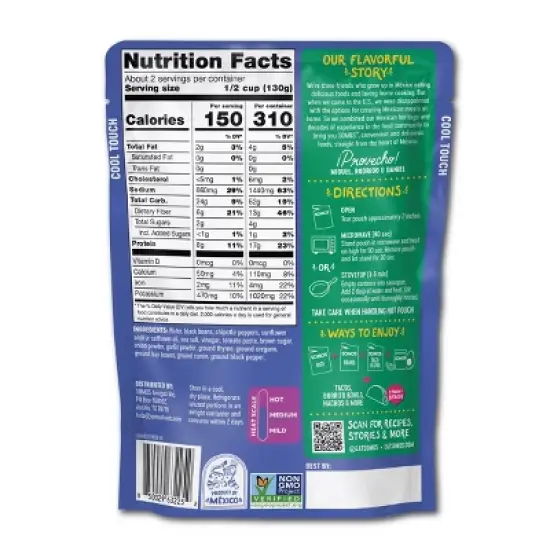 Somos Chipotle Refried Beans Ready to Eat - 10oz image {1}