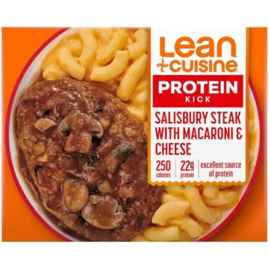 Lean Cuisine Protein Kick Frozen Salisbury Steak with Mac and Cheese - 9.5oz image {16}