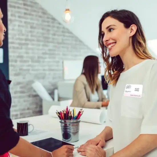 Avery Flexible Printable Name Tags, 2-1/3" x 3-3/8", Matte White, 80 Removable Name Badges (25395) image {4}