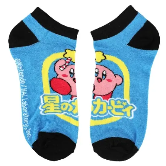 Kirby Character Art 5-Pack Women's Ankle Socks image {1}