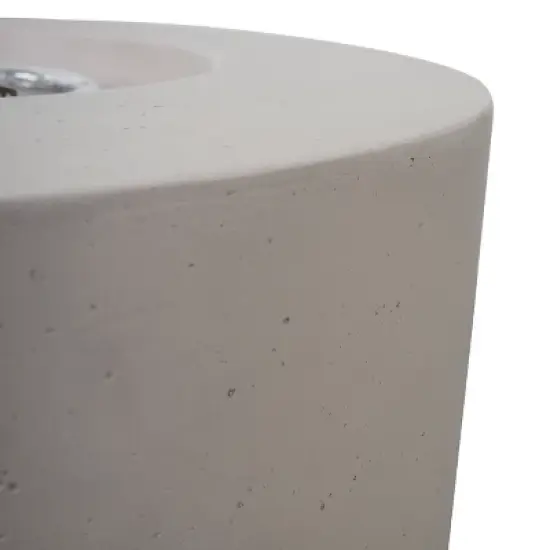 31 Inch Round Outdoor Fire Pit with 40,000 BTU and Hand Crafted Concrete Design image {12}