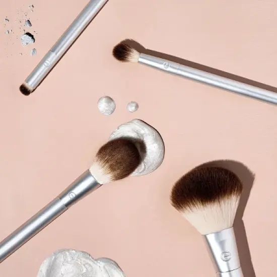 EcoTools Precious Metals Cheek and Eye Highlight Brush Set - 4pc image {5}