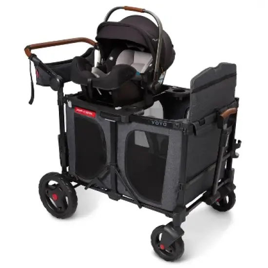 Radio Flyer Voya Stroller Car Seat Adapter Nuna Cybex Britax - Black image {7}