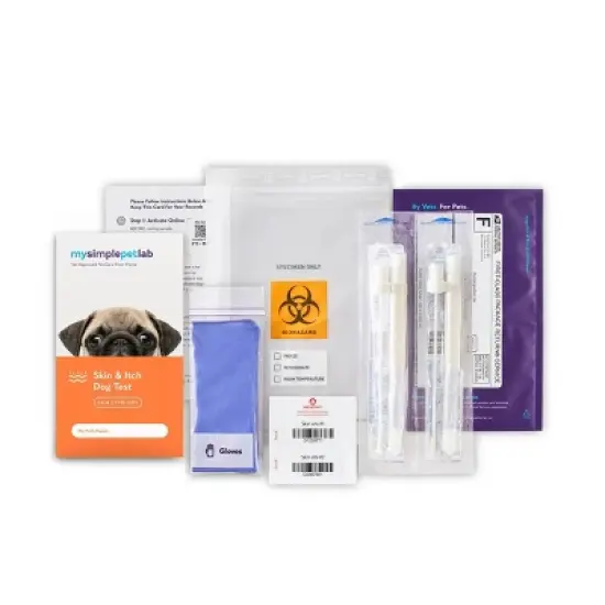 MySimplePetLab Dog Skin & Itch Test Kit image {2}