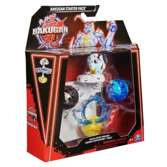Bakugan Special Attack Mantid with Titanium Dragonoid and Trox Starter Pack Figures image {7}