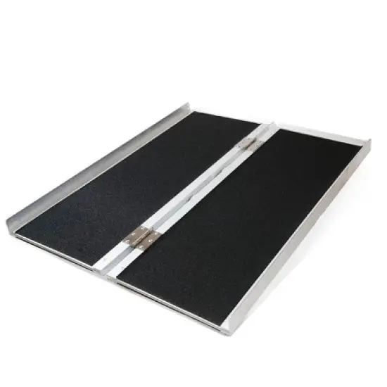 AllCure 3' (36" x 31") Extra Wide Aluminum Foldable Wheelchair Loading Ramp image {7}