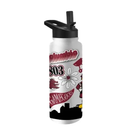 NCAA South Carolina Gamecocks 34oz Native Quencher Bottle image {1}